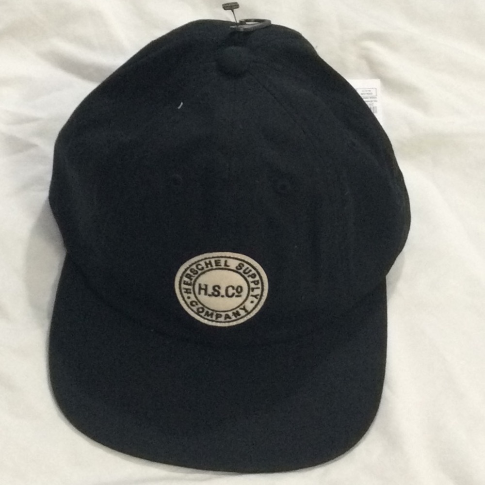 Herschel Glenwood Black Unstructured Hat